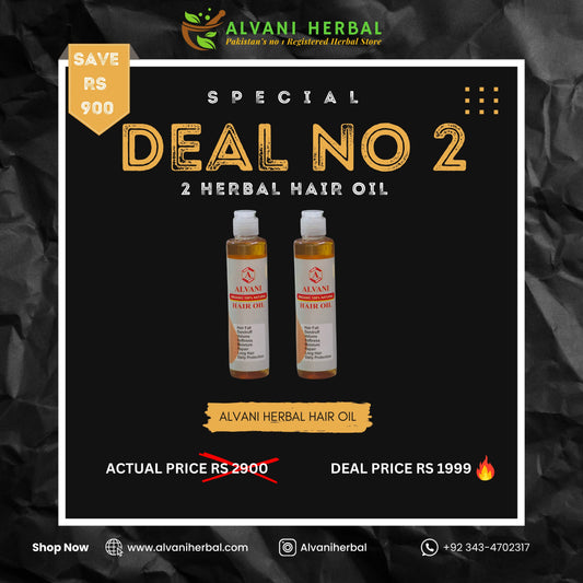 Deal no 2 ( 2 Alvani herbal hair oil )