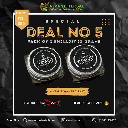 Deal no 5 ( pack of 2 shilajit 12 grams )