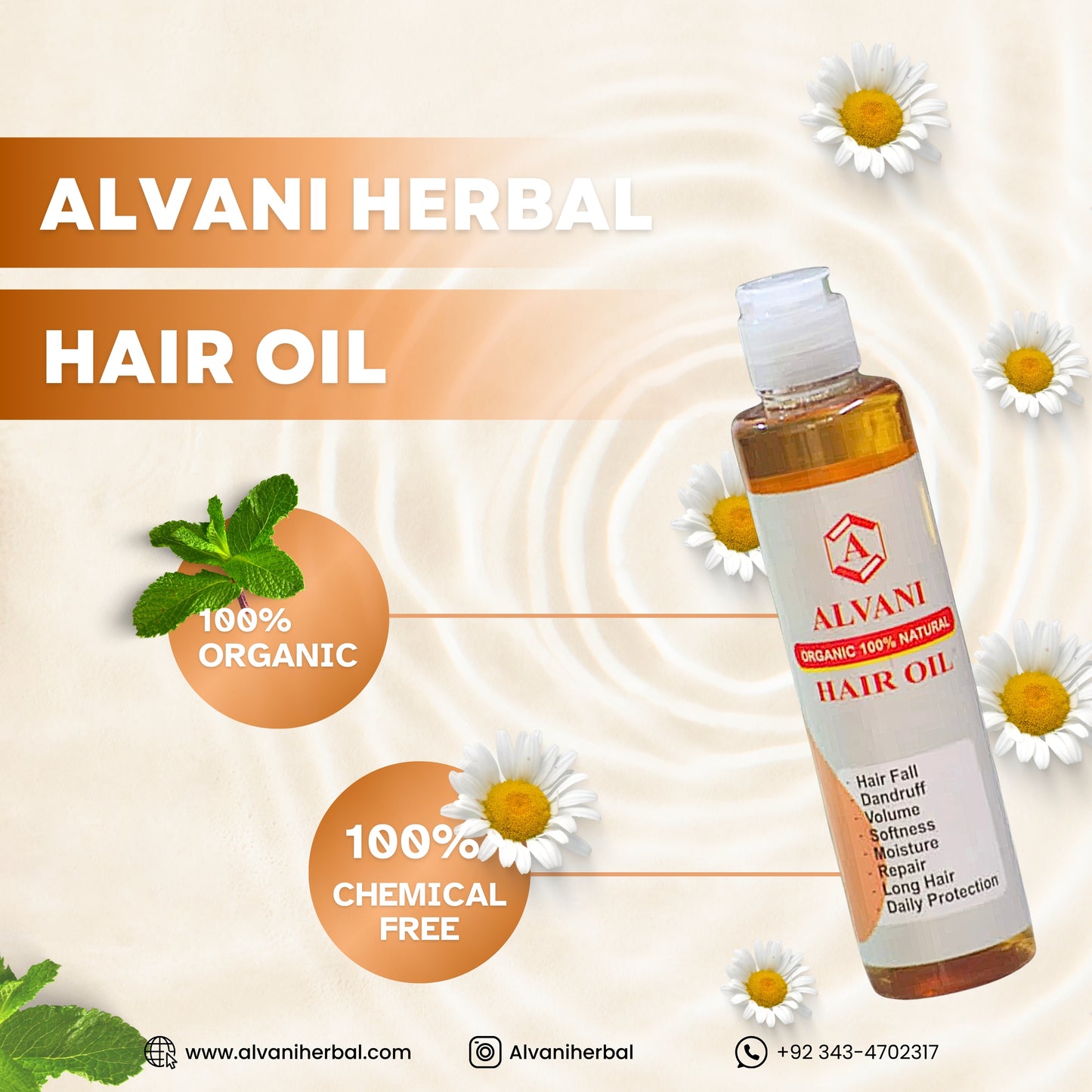 Alvani Herbal Hair Oil ✨ Best Selling ✨